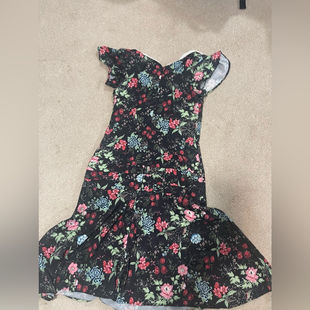 Unique Vintage Drop Waist Flapper Dress size Medium - Picture 5 of 7